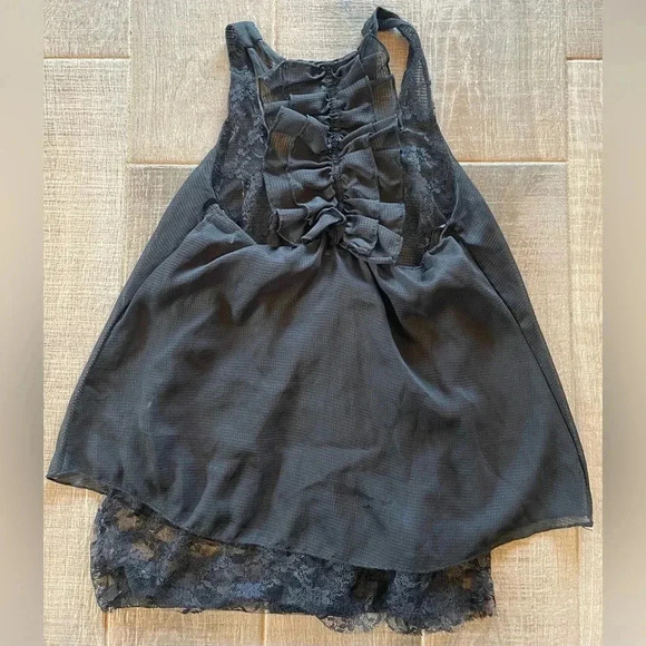 Black Sheer Blouse - Picture 2 of 2